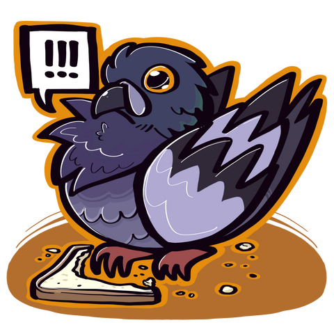 Pigeon Sticker Design